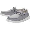 imageHey Dude Wendy Print  Womens Shoes  Womens Slipon Loafers  Comfortable ampamp LightWeightSparkling Grey