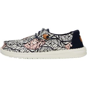 imageHey Dude Wendy Print  Womens Shoes  Womens Slipon Loafers  Comfortable ampamp LightWeightNavy