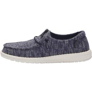 imageHey Dude Wendy Print  Womens Shoes  Womens Slipon Loafers  Comfortable ampamp LightWeightStretch Folkstone Blue