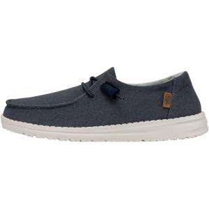 imageHey Dude Womens Wendy Chambray Navy White Size 5  Womens Shoes  Womens Slip On Shoes  Comfortable ampamp LightWeight