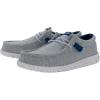 imageHEYDUDE Wally Amazon Exclusive Styles Mens Shoes Mens Slipon Loafers Comfortable ampamp LightWeightGreyBlue