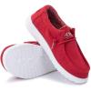 imageHey Dude Boys Wally Youth Red Size 12  Boys Shoes  Boys Lace Up Loafers  Comfortable ampamp LightWeight