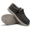 imageHey Dude Mens Wally Chambray  Mens Loafers  Mens Slip On Shoes  Comfortable ampamp LightWeightChambray Black