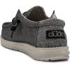 imageHey Dude Mens Wally Chambray  Mens Loafers  Mens Slip On Shoes  Comfortable ampamp LightWeightChambray Black