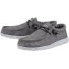 imageHey Dude Mens Wally Chambray  Mens Loafers  Mens Slip On Shoes  Comfortable ampamp LightWeightChambray Castlerock