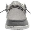 imageHey Dude Mens Wally Chambray  Mens Loafers  Mens Slip On Shoes  Comfortable ampamp LightWeightChambray Frost Grey