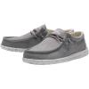 imageHey Dude Mens Wally Chambray  Mens Loafers  Mens Slip On Shoes  Comfortable ampamp LightWeightChambray Frost Grey