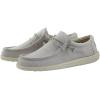 imageHey Dude Mens Wally Chambray  Mens Loafers  Mens Slip On Shoes  Comfortable ampamp LightWeightChambray Grey