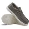 imageHey Dude Mens Wally Chambray  Mens Loafers  Mens Slip On Shoes  Comfortable ampamp LightWeightChambray Sepia Brown