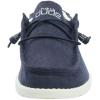 imageHey Dude Mens Wally Chambray  Mens Loafers  Mens Slip On Shoes  Comfortable ampamp LightWeightCorduroy Navy