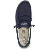 imageHey Dude Mens Wally Chambray  Mens Loafers  Mens Slip On Shoes  Comfortable ampamp LightWeightCorduroy Navy