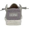 imageHey Dude Mens Wally Recycled Leather  Mens Shoes  Mens Lace Up Loafers  Comfortable ampamp LightWeightRecycled Leather Silver Birch