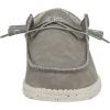 imageHey Dude Mens Wally Recycled Leather  Mens Shoes  Mens Lace Up Loafers  Comfortable ampamp LightWeightSilver Birch