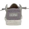 imageHey Dude Mens Wally Recycled Leather  Mens Shoes  Mens Lace Up Loafers  Comfortable ampamp LightWeightSilver Birch
