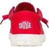 imageHey Dude Wally Stretch Sox Mens Shoes Mens Slipon Loafers Comfortable ampamp LightWeightRed