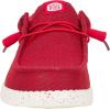 imageHey Dude Wally Stretch Sox Mens Shoes Mens Slipon Loafers Comfortable ampamp LightWeightRed