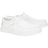 imageHey Dude Wally Stretch Sox Mens Shoes Mens Slipon Loafers Comfortable ampamp LightWeightWhite