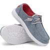 imageHey Dude Womens Wendy Chambray LaceUp LoaferBraid Indigo