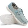 imageHey Dude Womens Wendy Chambray LaceUp LoaferChambray Azur