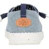 imageHey Dude Womens Wendy Chambray LaceUp LoaferLight Blue