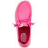 imageHey Dude Womens Wendy Chambray LaceUp LoaferNeon Pink