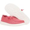 imageHey Dude Womens Wendy Chambray LaceUp LoaferWashed Red