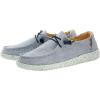 imageHey Dude Womens Wendy Chambray LaceUp LoaferWendy White Blue
