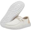 imageHey Dude Womens Wendy Chambray LaceUp LoaferWhite 2