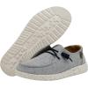 imageHey Dude Womens Wendy Chambray LaceUp LoaferWhite Blue 2