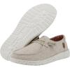 imageHey Dude Womens Wendy Chambray LaceUp LoaferWhite Nut
