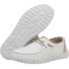imageHey Dude Womens Wendy Chambray LaceUp LoaferWhite Sand