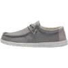 imageHey Dude Mens Wally Chambray  Mens Loafers  Mens Slip On Shoes  Comfortable ampamp LightWeightChambray Frost Grey