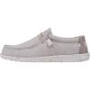 imageHey Dude Mens Wally Chambray  Mens Loafers  Mens Slip On Shoes  Comfortable ampamp LightWeightStone Beige