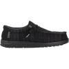 imageHey Dude Wally Stretch Sox Mens Shoes Mens Slipon Loafers Comfortable ampamp LightWeightBlack