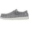imageHey Dude Wally Stretch Sox Mens Shoes Mens Slipon Loafers Comfortable ampamp LightWeightGrey