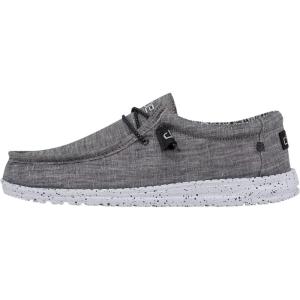 imageHey Dude Mens Wally Chambray  Mens Loafers  Mens Slip On Shoes  Comfortable ampamp LightWeightCastlerock