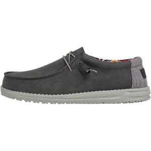 imageHey Dude Mens Wally Recycled Leather  Mens Shoes  Mens Lace Up Loafers  Comfortable ampamp LightWeightRecycled Leather Quarry