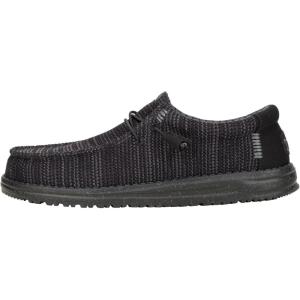 imageHey Dude Wally Stretch Sox Mens Shoes Mens Slipon Loafers Comfortable ampamp LightWeightBlackBlack