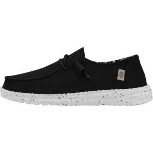 imageHey Dude Wendy Basic  Womens Shoes  Women Slipon Loafers  Comfortable ampamp LightWeightBlack Odyssey
