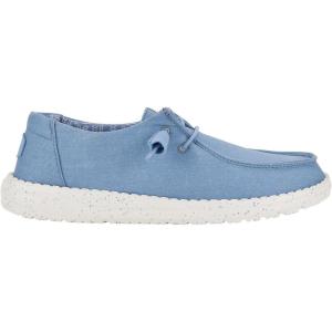 imageHey Dude Wendy Stretch Canvas Light Blue Size 5 Womens Shoes Womens Slipon Loafers Comfortable ampamp LightWeight