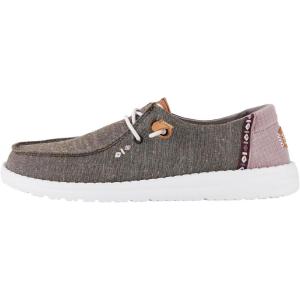 imageHey Dude Womens Wendy Chambray LaceUp LoaferBlack