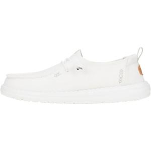imageHey Dude Womens Wendy Chambray LaceUp LoaferBright White