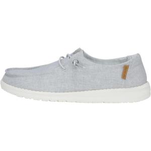 imageHey Dude Womens Wendy Chambray LaceUp LoaferChambray Light Grey