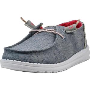 imageHey Dude Womens Wendy Chambray LaceUp LoaferIndigo