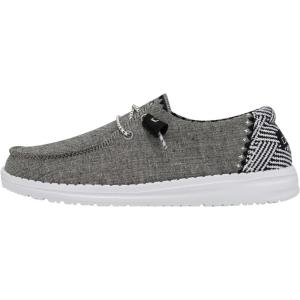 imageHey Dude Womens Wendy Chambray LaceUp LoaferOnyx