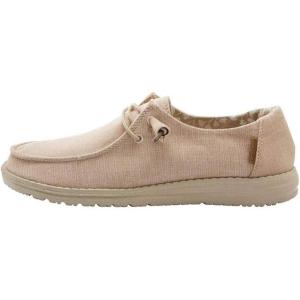 imageHey Dude Womens Wendy Chambray LaceUp LoaferRosaRebel Fun