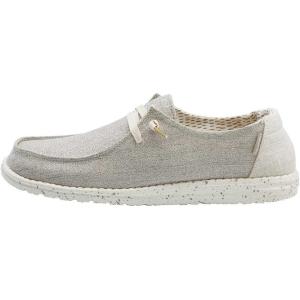 imageHey Dude Womens Wendy Chambray LaceUp LoaferSparkling Beige