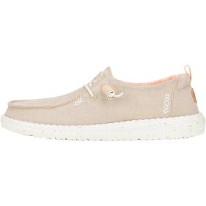 imageHey Dude Womens Wendy Chambray LaceUp LoaferTan