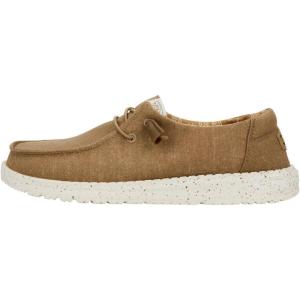imageHey Dude Womens Wendy Chambray LaceUp LoaferTaupe