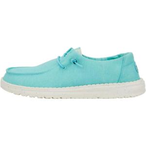 imageHey Dude Womens Wendy Chambray LaceUp LoaferTurquoise